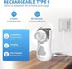 Портативний небулайзер FEELLIFE акумуляторний Type-C, тихий інгалятор для дітей і дорослих - зображення 2