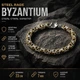 Браслет чоловічий Steel Rage Byzantium із хірургічної сталі 23 см Сріблястий із золотим - зображення 5