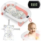 Складна ванночка дитяча біло-рожева з подушкою RICOKIDS RK-287 - зображення 2