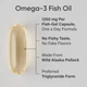 Sports Research Omega-3 Fish Oil 1250 Triple Strength, 30 капсул, 1250 мг масла дикого минтая, 1040 мг Омега-3, 950 мг DHA + EPA - изображение 3