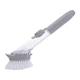 Щетка для мытья посуды Decontamination Wok Brush с дозатором, серый, многофункциональная - изображение 1