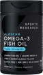 Sports Research Omega-3 Fish Oil 1250 Triple Strength, 30 капсул, 1250 мг масла дикого минтая, 1040 мг Омега-3, 950 мг DHA + EPA - изображение 1