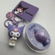 Брелок для ключів Kuromi anime куроми ліхтарик аніме LED кролик Hello Kitty - зображення 7