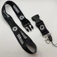 Брелок для ключів із карабіном шнурок на шию ремінець Yamaha чорний - зображення 2