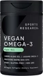 Sports Research Vegan Omega-3, 60 капсул, 1400 мг масла из водорослей, 1020 мг Омега-3, 980 мг DHA + EPA - изображение 1