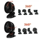 Портативний настільний вентилятор Ruhhy 25567 Black акумуляторний USB з кліпсою та поворотом 360° - зображення 7