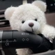 Мякая игрушка медведь плюшевый в авто на руль медвежонок bear Tedi мишка на переклчатель - изображение 2
