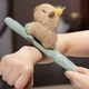 Мякая игрушка на руку плюшевая капибара хомяк браслет крокодил тренд тиктока Crocodile Capybar обнимашка - изображение 8