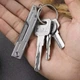 Брелок нож-ножик скальпель 13.8 см на ключи + 10 сменных лезвий раскладной - изображение 7