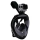 Маска для підводного плавання дайвінгу Tribord Easybreath Black Водолазна маска з кріпленням для камери - изображение 1