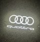 Подсветка дверей 3D проекция для Audi ( ауди ) Quattro 2 штуки металлический корпус стеклянная линза - изображение 5
