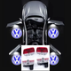 Подсветка дверей Volkswagen проекция для фольцваген WV 4 штуки на четыре двери установка в штатные места - изображение 2