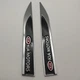 Таблички металлические на крыло шильдики пара лезвия киа KIA - изображение 5