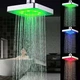 Душевая насадка с подсветкой LED RGB, квадратная 150 мм AND XL-902 - изображение 3