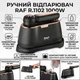 Портативний відпарювач для одягу з поворотною ручкою 180° та резервуаром 120мл RAF R.1102 1000W - изображение 3