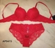 Комплект белья: бюстгальтер push-up и трусики 9415 Balaloum красный 85B/XL - изображение 1