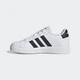 Дитячі Кросівки Grand Court Lifestyle Tennis Lace-Up adidas GW6511 38 (38 EUR) білий (4065427855165) - зображення 7