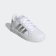 Дитячі Кросівки Grand Court Lifestyle Tennis Lace-Up adidas GW6506 39 (39 1/3 EUR) білий (4065426173314) - зображення 5