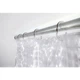 Шторка для душу Tatkraft Chrystal 3D ефект з кільцями 12 шт 180x180 см 18129 - изображение 3