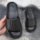 Шлепанцы женские Gipanis черные пенковые сланцы ЭВА на платформе 41р (26,5-27 см) 8473 - изображение 5