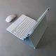 Чохол-клавіатура CaseFashion в комплекті з мишкою для iPad 11 (A16) (2025) Sky Blue/White - изображение 4