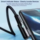 Кабель Type-c - Type-c 100W Toocki PD QC4.0 FCP AFC - 2m УГЛОВОЙ (1 угол 90 градусов) TXCTT 1- WYA01 - изображение 3