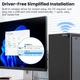 WIFI6 адаптер AX900 + Bluetooth 5.4 USB 3.0 Toocki TB08 - зображення 2