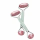 Роллер-массажер для лица и тела с розовым кварцем GESKE SmartAppGuided Rose Quartz Face & Body Roller 5в1 зеленый - изображение 6
