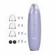 Микродермабразионное устройство для удаления черных точек GESKE MicroDermabrasion Blackhead Remover 7в1 пурпурное - изображение 3