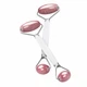 Роллер-массажер для лица и тела с розовым кварцем GESKE SmartAppGuided Rose Quartz Face & Body Roller 5в1 жемчужный - изображение 6