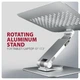 Підставка для ноутбука до 17.3" Axagon STND-LR, Grey - зображення 4