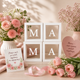 Коробки Для Кульок Мама 30х30см Білий - зображення 1
