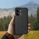 Кожаная накладка Stenk Cover для Xiaomi Poco X8 Pro Max Черный (80580) - изображение 3
