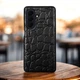 Кожаная накладка Stenk Reptile Cover для Samsung Galaxy A57 Черный (80606) - изображение 1