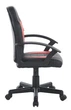 Крісло офісне геймерське Bonro B-043 червоне із екошкіри до 120 кг на колесиках (76-167-42400420) - зображення 5