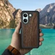 Кожаная накладка Stenk WoodBacker для Xiaomi Poco X8 Pro Черный (80615) - изображение 3