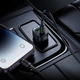 Автомобільний зарядний пристрій BOROFONE BZ34B Cloud PD38W 1xType-C 1xUSB car charger set Type-C to Lightning Black (6941991122392) - зображення 4