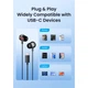 Наушники Vention Echo Lite USB-C In-Ear Wired Black (GBBBAV) - изображение 11