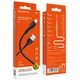 Кабель BOROFONE BX51 USB to Lightning 2.4A 1m PVC connectors Black (6931474743893) - изображение 2