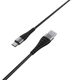 Кабель BOROFONE BX32 USB to Type-C 2.4A 1 м для зарядки та передачі даних (BBBF8B7E3BB3) - зображення 2