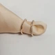 Золоті сережки конго з алмазною гранню - изображение 4