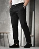 Штани чоловічі Old Money чорні ТР6865 з підворотом, smart casual 30 - зображення 2