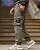 Городские карго брюки джоггеры Stone Island зеленые ВТ4711 tactical style XL - изображение 5