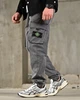 Городские карго штаны джоггеры Stone Island светло-серые ВТ4711 tactical style M - изображение 3