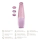 Вакуумний очищувач пор GESKE Aqua-Stream Face Cleanser 8 в 1 апарат для аквапілінгу та зволоження девайс для чистки шкіри проти чорних цяток Рожевий - изображение 2