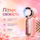 Мини вентилятор компактный Type C мощный аккумуляторный вентилятор ручной для офиса и путешествий BRS Pink - изображение 2