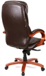 Кресло АКЛАС Валенсия Soft EX MB (Кожа LC-K Dark brown/PU Dark brown) - изображение 4