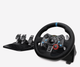 Кермо ігрове Logitech G29 Driving Force з педалями / Force Feedback / 900° / PC PS3 PS4 PS5 / USB / шкіра / чорне ( 941-000112) - зображення 1