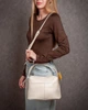 Женская кожаная сумка ALEX RAI 10A white - изображение 7