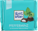 Шоколад Ritter Sport Чорний з перцевою м’ятою 100 г (Німеччина) - зображення 1